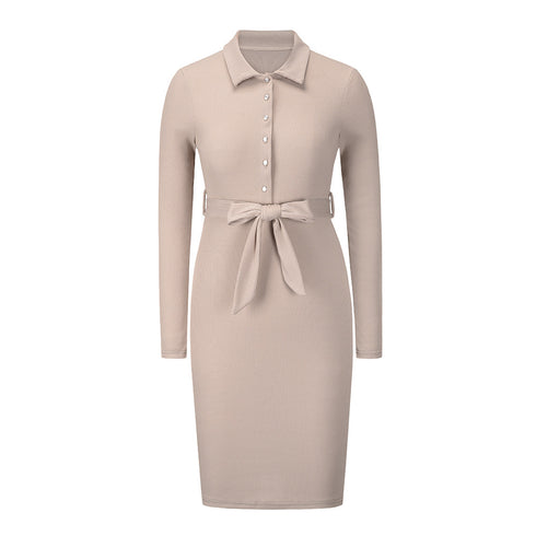 Mid-length Pullover Knitted Dress - ROUTINE FASHION